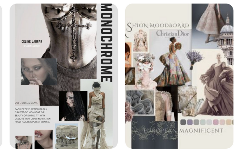 Pinterest fashion mood board