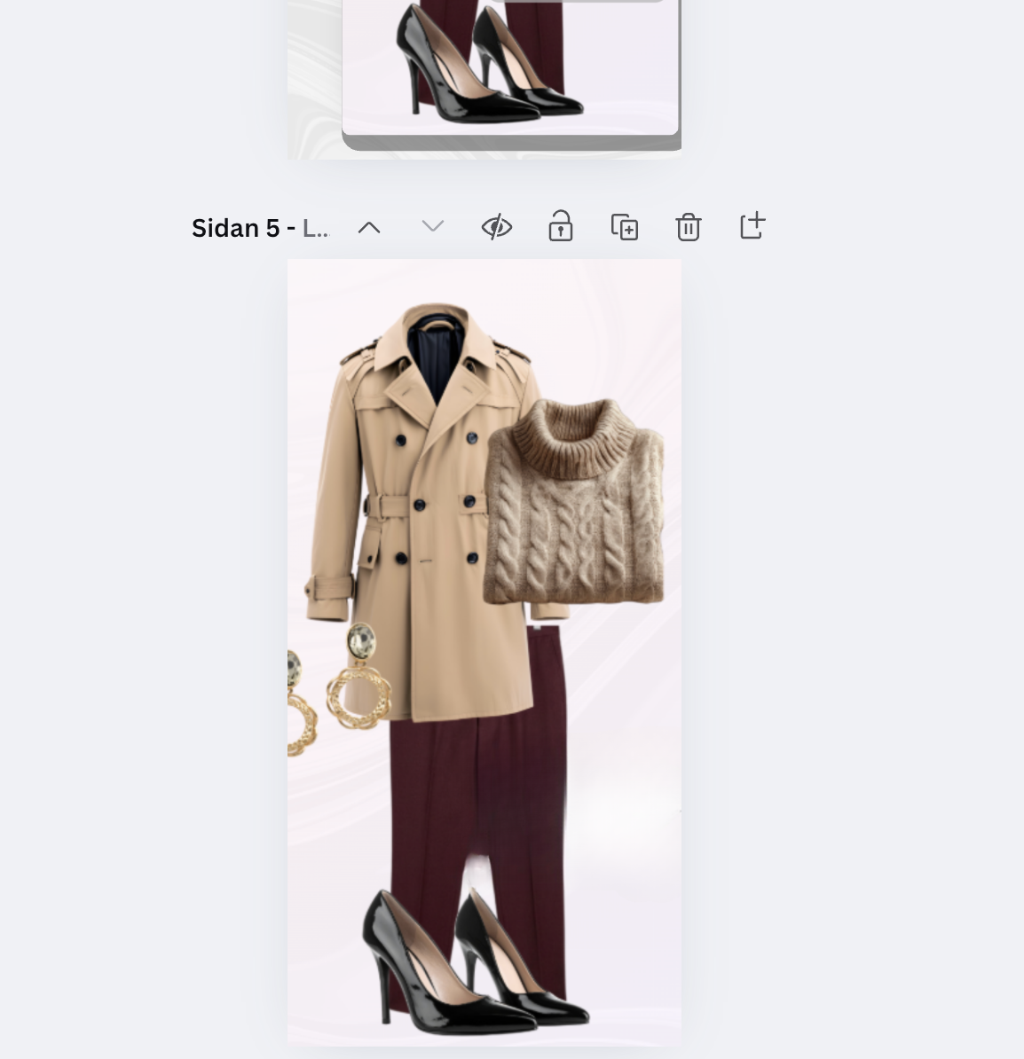 Canva fashion collage template