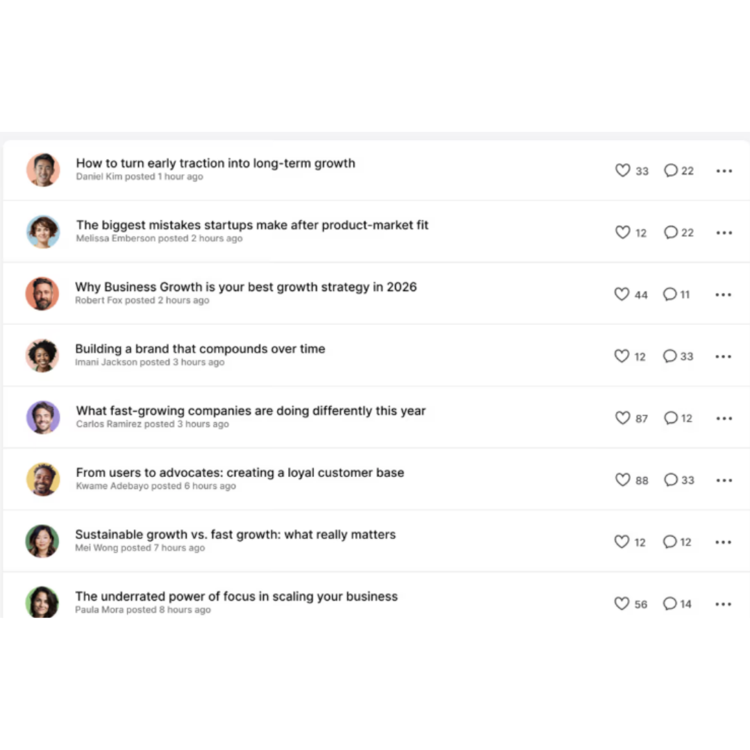 Circle community platform